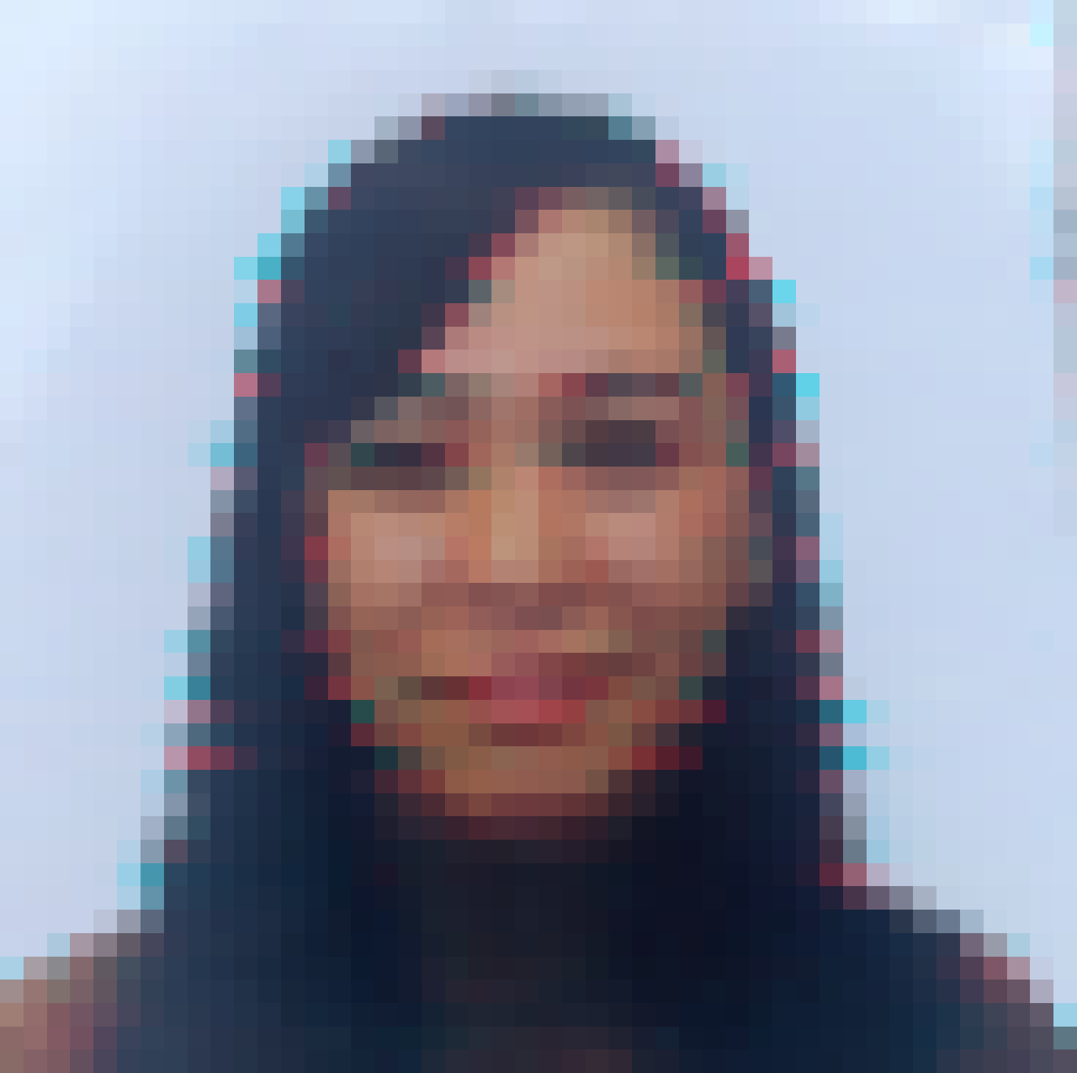 A pixelated portrait of Sami.