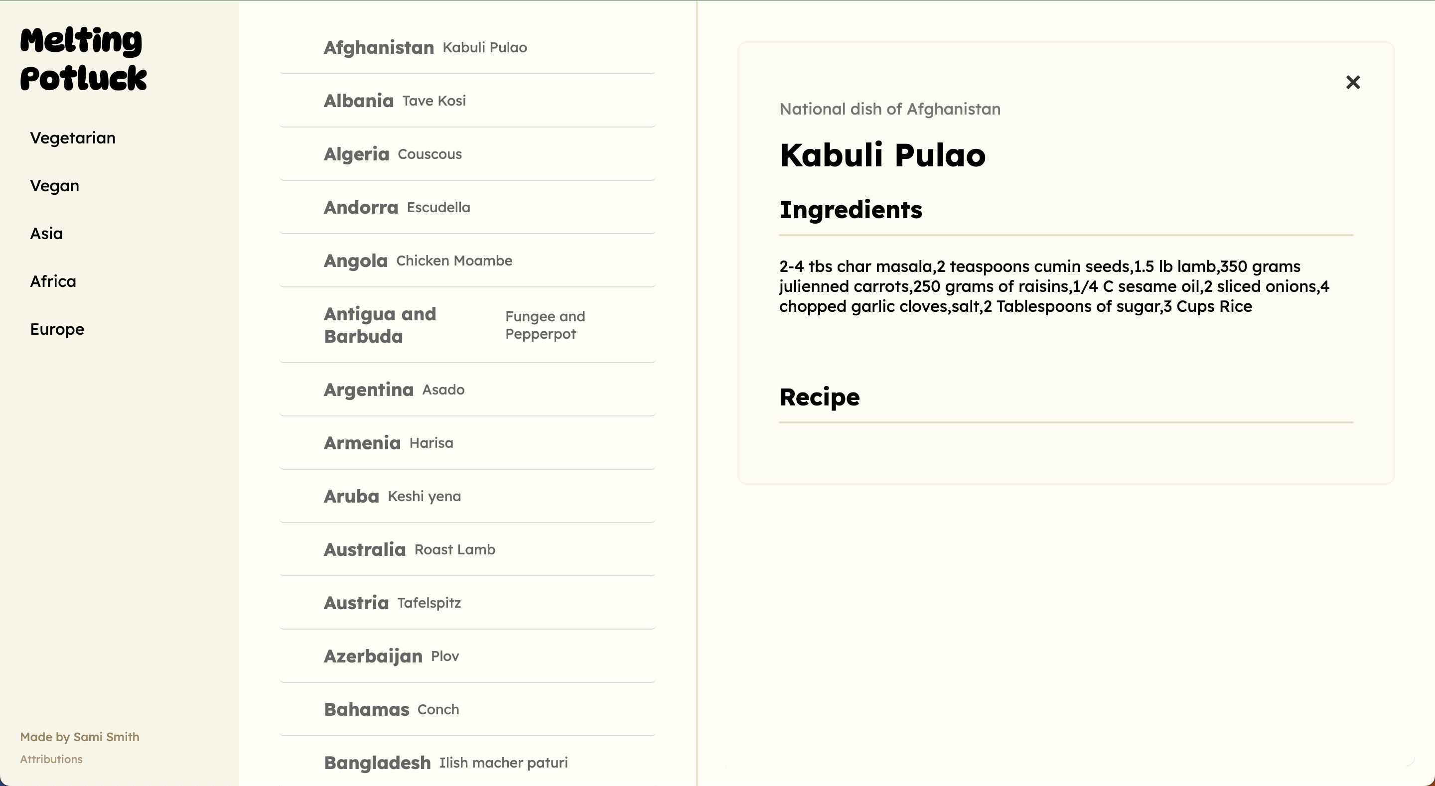 Melting Potluck Preview